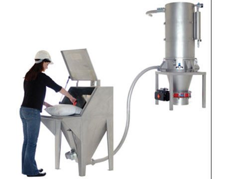 Pneumatic Vacuum Conveying System Auto Feeding Screw Conveyor For Powder And Pellet