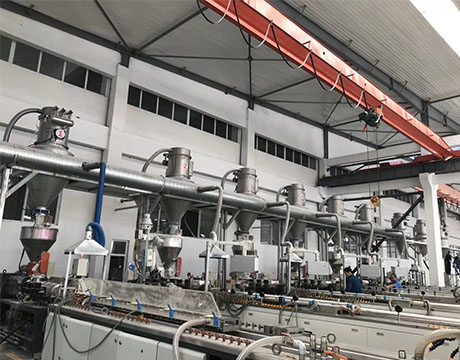 Extruder Feeding PVC Dosing Mixing System For Plastic Extruder Line