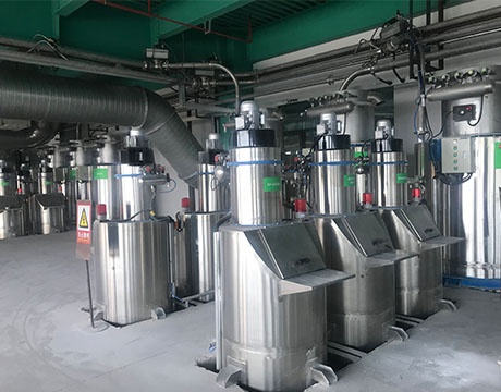 Turbomixer With Automatic Chemical Dosing System Pneumatic Vacuum Conveyor