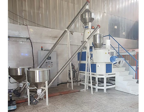 Plastic Mixing Machine PVC Mixer With Feeding Conveying System